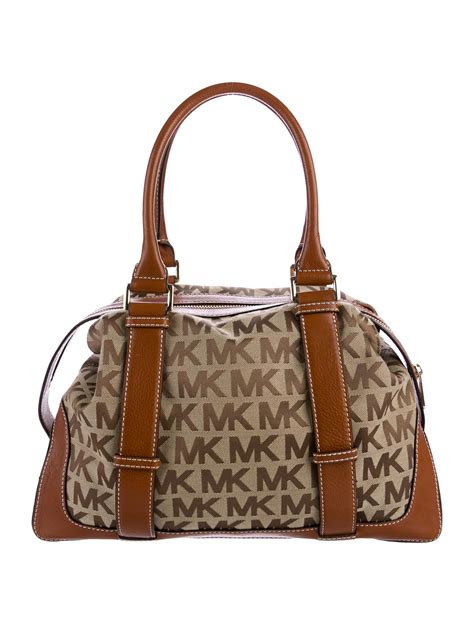 michael kors look like|Michael Kors fabric handbags.